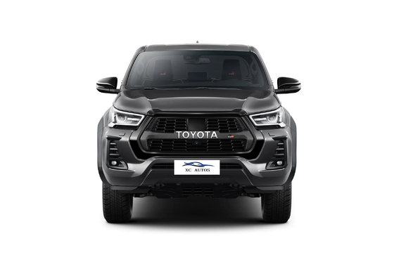 4X4ピックアップトラック マルチリンクの後ろサスペンションとLEDヘッドライト付きの中古トヨタヒラックス